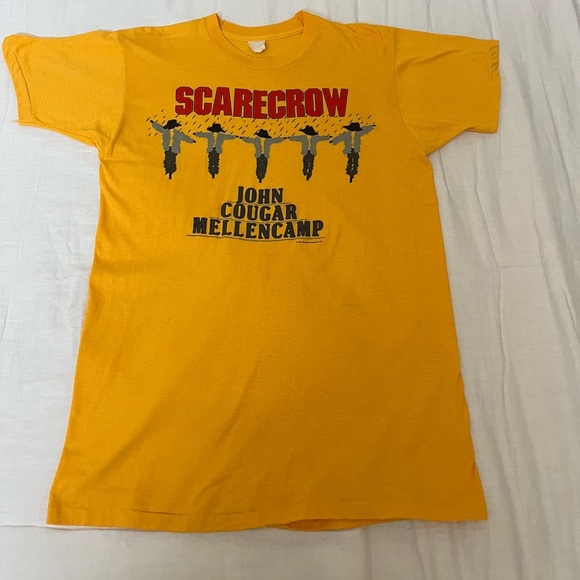 VTG Original 1985 John Cougar Mellencamp Single Stitch Concert T Shirt Rare XL - Picture 15 of 16